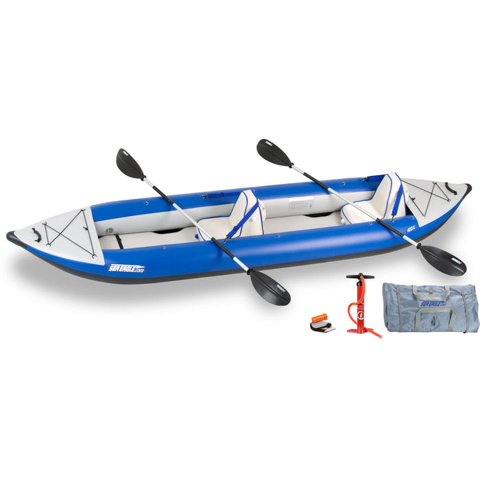 Sea Eagle Inflatable Explorer Kayak 420X Deluxe Pkg  420XK_D