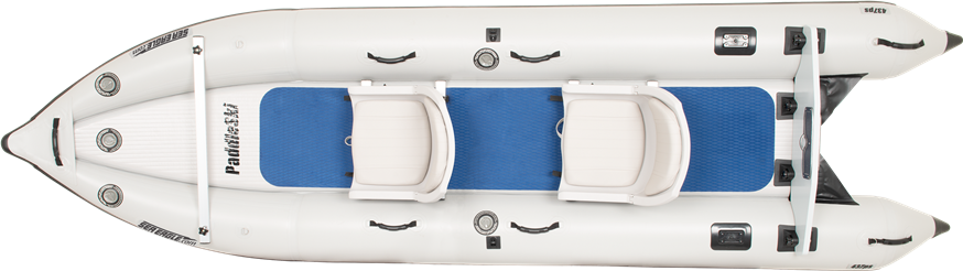 Sea Eagle 437PS Paddleski™ Inflatable Boat 2 Person Swivel Seat Pkg  437PSK_SW