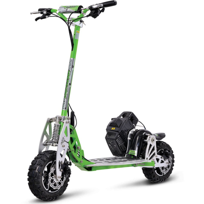 MotoTec/UberScoot 70x 2-Speed Gas Scooter Green Evo-70x_Green