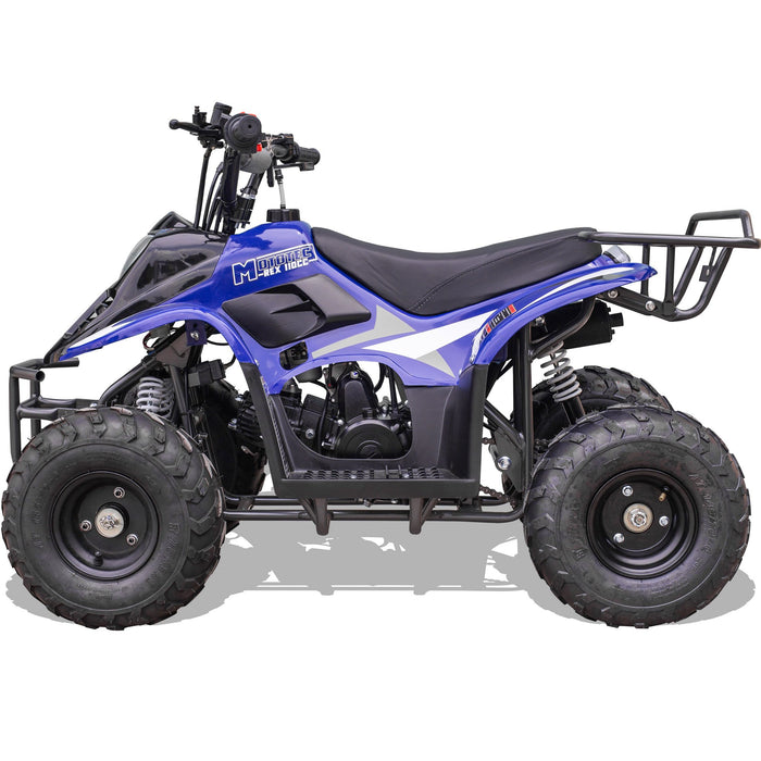 MotoTec Rex 110cc 4-Stroke Kids Gas ATV Black MT-ATV-Rex-110cc_Black