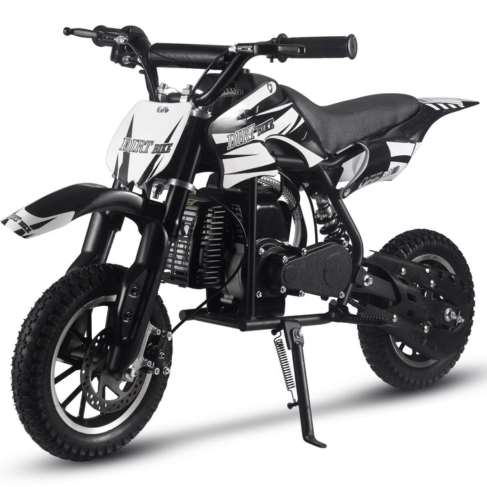 MotoTec Alien 50cc 2-Stroke Kids Gas Dirt Bike Black  MT-DB-01_Black