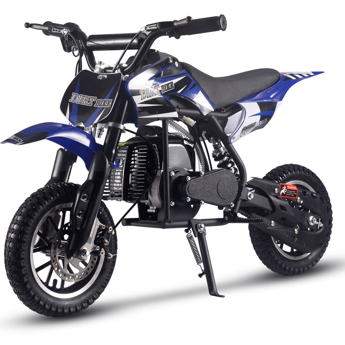 MotoTec Alien 50cc 2-Stroke Kids Gas Dirt Bike Black  MT-DB-01_Black