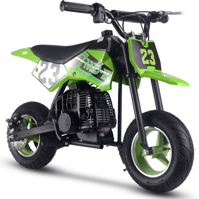 MotoTec Supermoto 50cc 2-Stroke Kids Dirt Bike (Top Speed: 25 mph) Black  MT-DB-02_Black