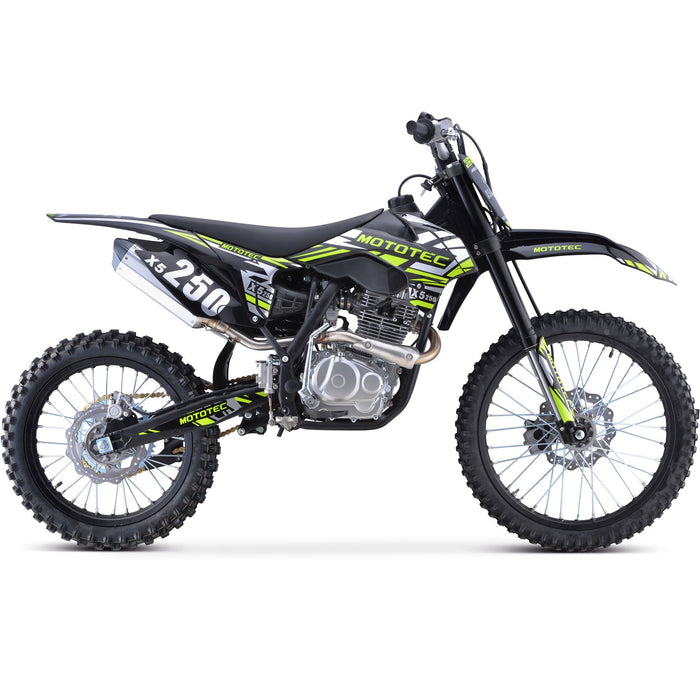MotoTec X5 250cc 4-Stroke Gas Dirt Bike Black  MT-DB-X5-250cc_Black