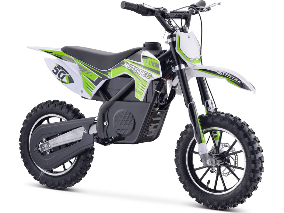 MotoTec 24v 500w Gazella Electric Dirt Bike (Speeds: 5, 10, 16 MPH - 3 speeds, selectable with key lock) MT-Dirt-500_Orange