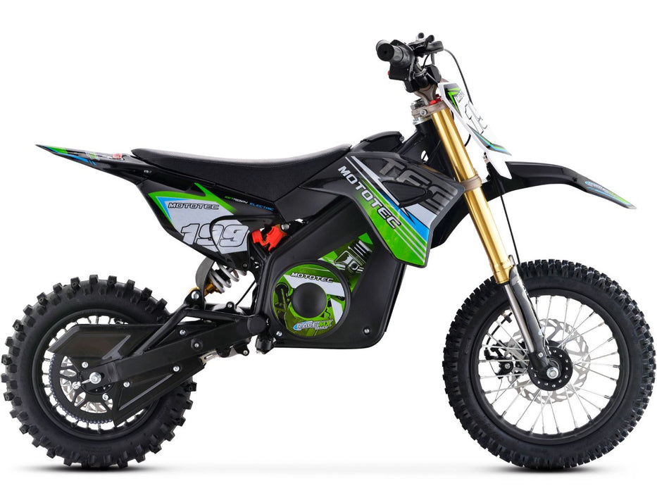 MotoTec 36v Pro Electric Dirt Bike 1000w Lithium (Top Speed: 5 - 18 MPH - adjustable with variable knob) MT-Dirt-Pro