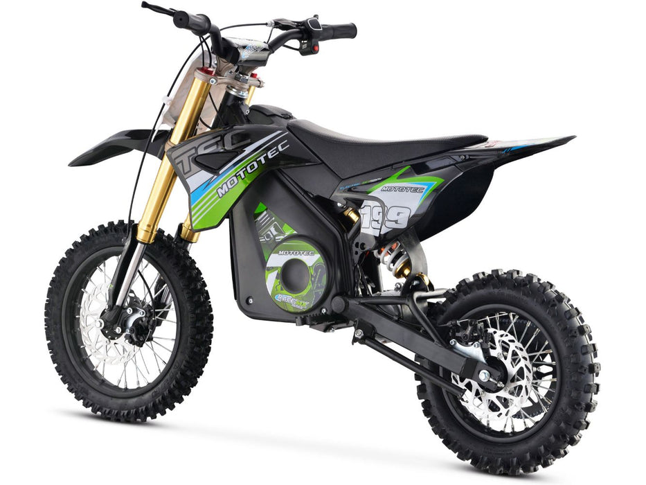 MotoTec 36v Pro Electric Dirt Bike 1000w Lithium (Top Speed: 5 - 18 MPH - adjustable with variable knob) MT-Dirt-Pro