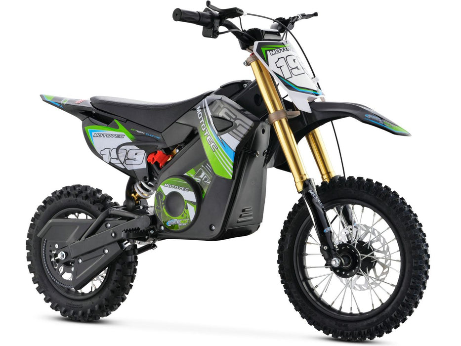 MotoTec 36v Pro Electric Dirt Bike 1000w Lithium (Top Speed: 5 - 18 MPH - adjustable with variable knob) MT-Dirt-Pro