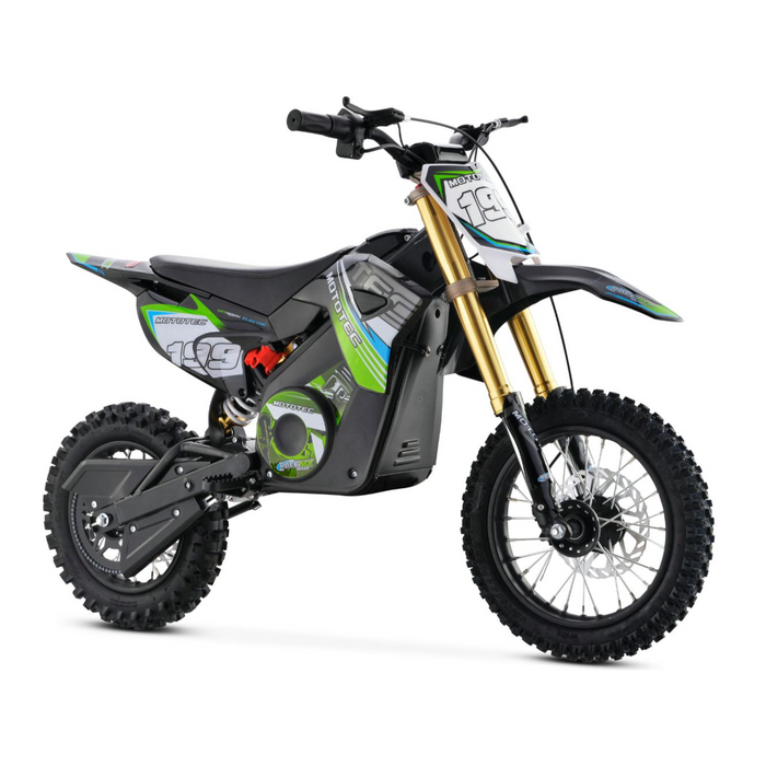 MotoTec 36v Pro Electric Dirt Bike 1000w Lithium (Top Speed: 5 - 18 MPH - adjustable with variable knob) MT-Dirt-Pro