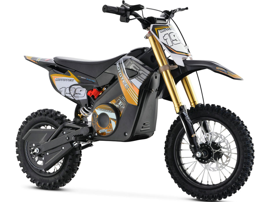 MotoTec 48v Pro Electric Dirt Bike 1600w Lithium (Top Speed: 5 - 24 MPH -adjustable with variable knob) MT-Dirt-Pro-1500