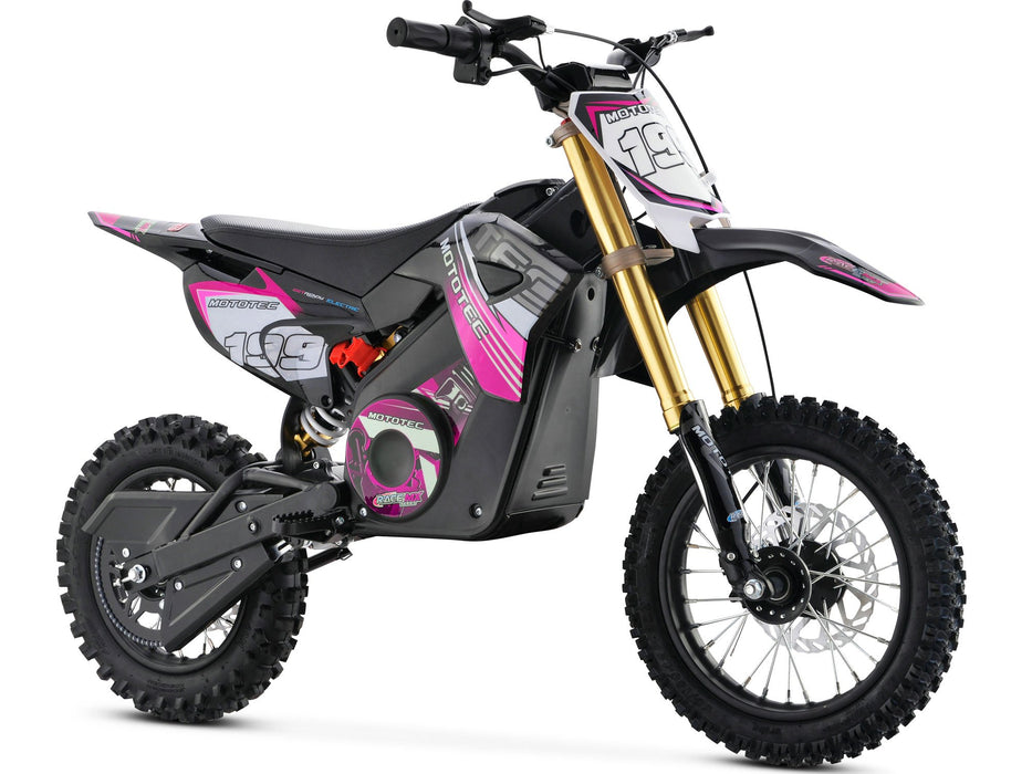 MotoTec 36v Pro Electric Dirt Bike 1000w Lithium (Top Speed: 5 - 18 MPH - adjustable with variable knob) MT-Dirt-Pro