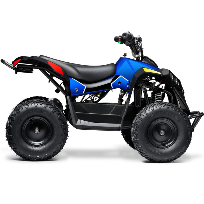 MotoTec E-Bully 36v 1000w ATV (Restricted Speed: 9 MPH - Factory Set) Blue  MT-E-Bully-36v-1000w_Blue