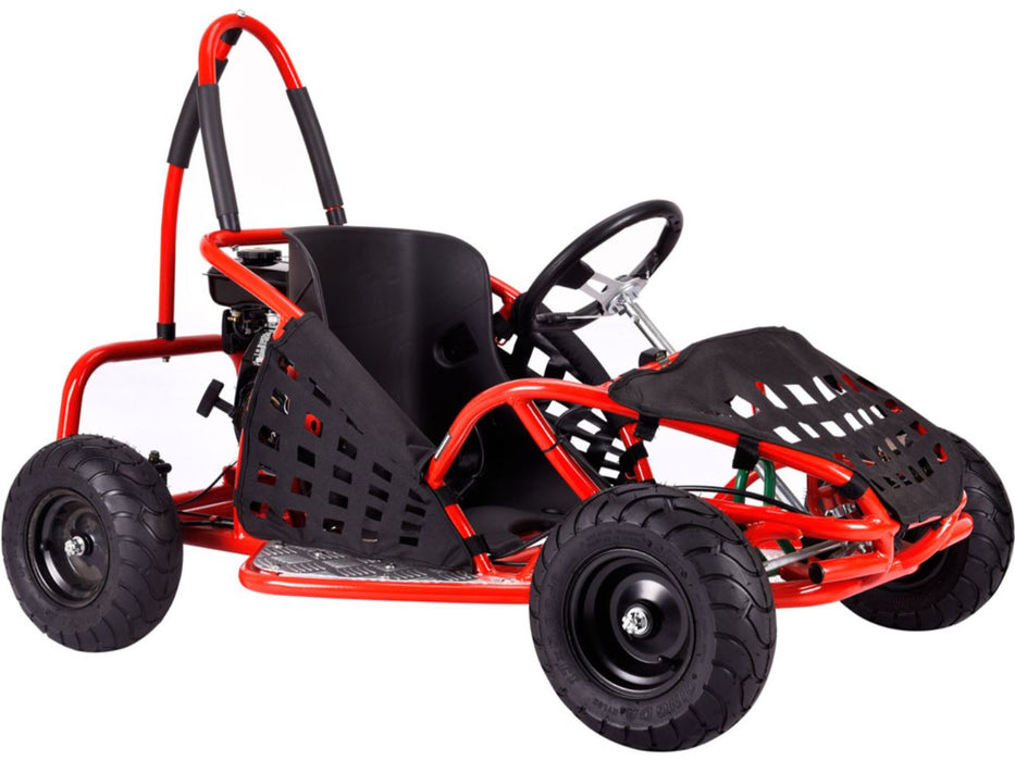 MotoTec Off Road Gas Go Kart 79cc (Top Speed: 20mph - weight dependent) Red  MT-GK-05_Red