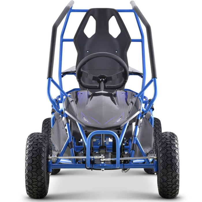 MotoTec Maverick Electric Go Kart 36v 1000w Blue MT-GK-Maverick-1000w_Blue