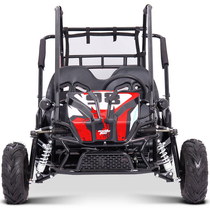 MotoTec Mud Monster XL 72v 2000w Electric Go Kart Full Suspension Red  MT-Mud-XL-72v-2000w_Red