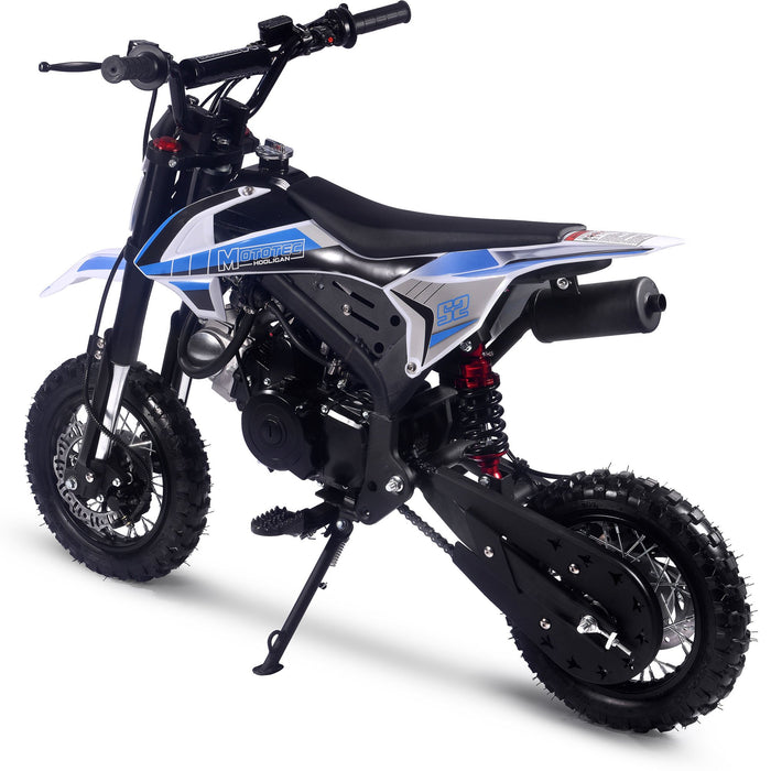 MotoTec Hooligan 72cc 4-Stroke Gas Dirt Bike Blue  MT-Hooligan-72cc_Blue
