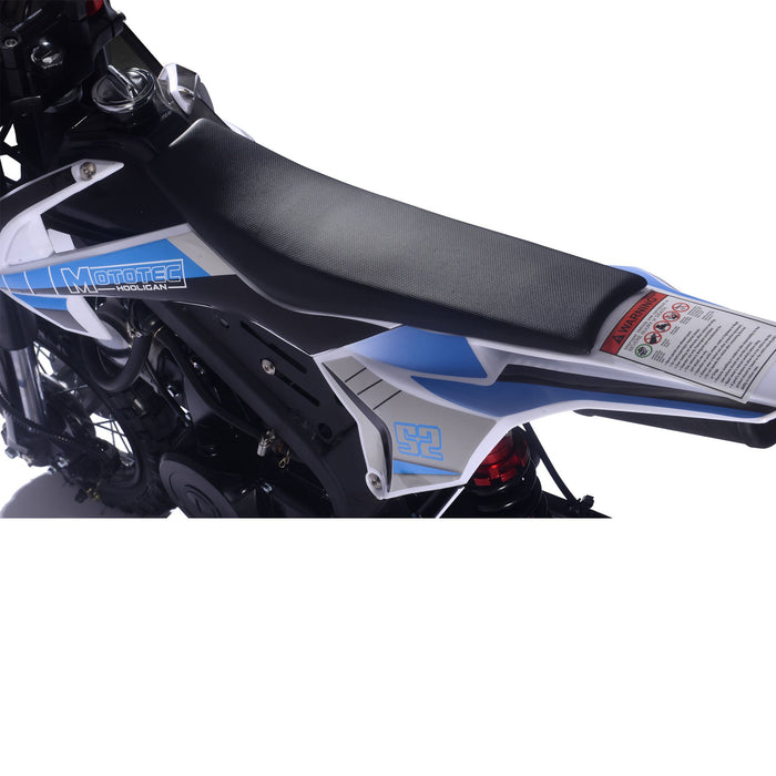 MotoTec Hooligan 72cc 4-Stroke Gas Dirt Bike (Top speed: 33 mph) Blue  MT-Hooligan-72cc_Blue