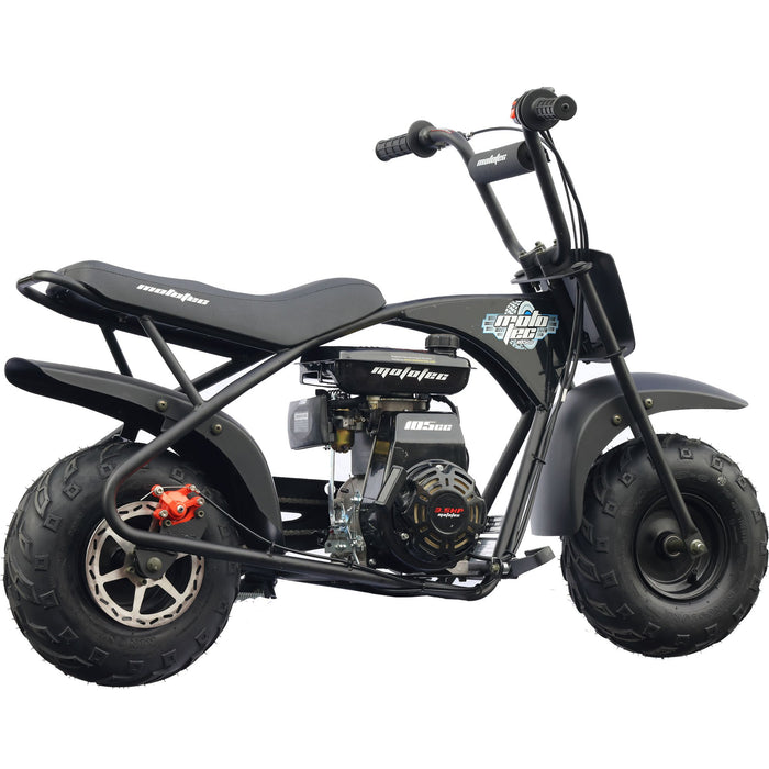 MotoTec 105cc 3.5HP Gas Powered Mini Bike  MT-MiniBike-105cc_Black
