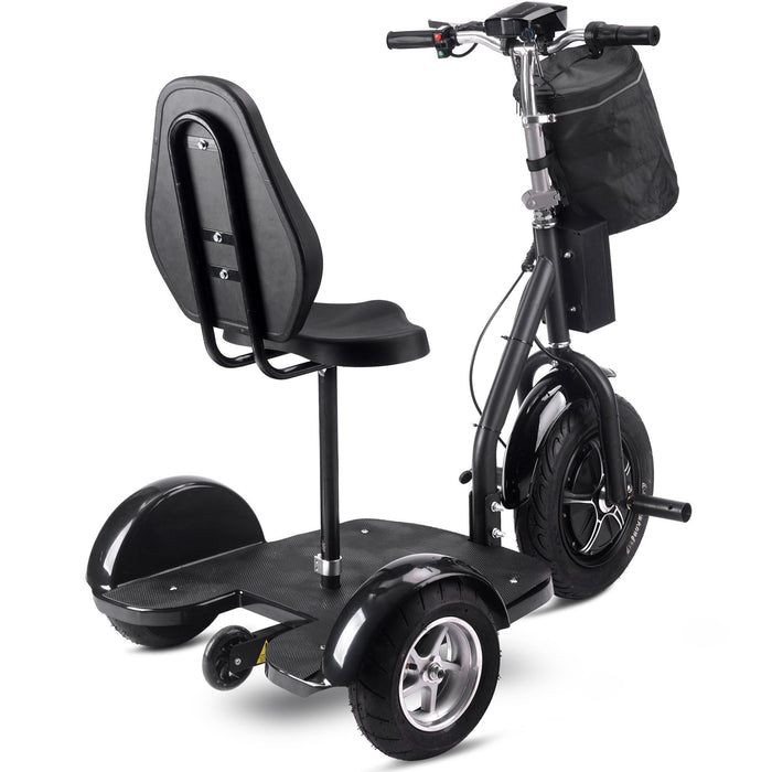 MotoTec Electric Trike 48v 1000w Lithium (Speed: 9, 16, 24 MPH - 3 selectable speeds) MT-TRK-1000-Lithium_Black