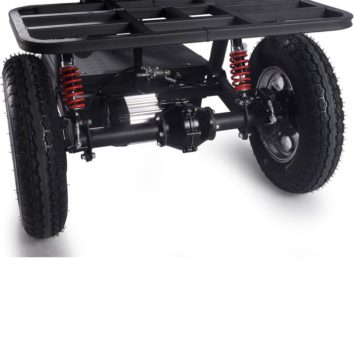 MotoTec Electric Trike 60v 1800w (Speed: 7, 14, 22 MPH - 3 selectable speeds) Black MT-TRK-1800_Black