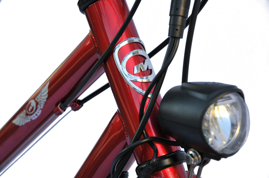 Micargi Raiatea 500W Tandem E Bike (Max Speed with Throttle 28KM/H - Limited) Color: Black   EB-RAIATEA-F-BK
