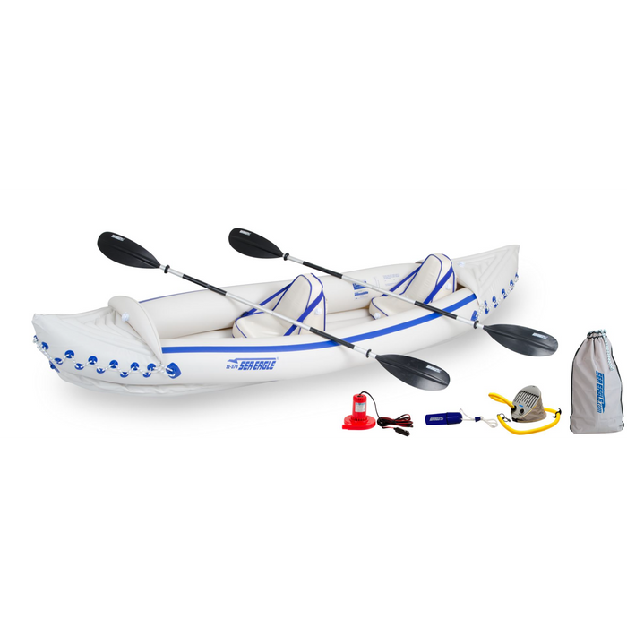 Sea Eagle Inflatable Sport Kayak SE 370 Pro Pkg  SE370K_P