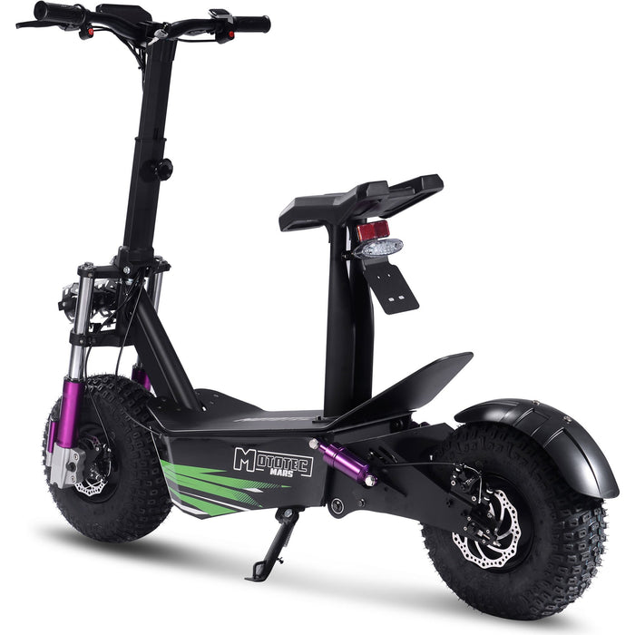 MotoTec Mars 48v 2500w Electric Scooter Black   Top Speed:30 MPH(weight dependent) MT-Mars-2500w_Black