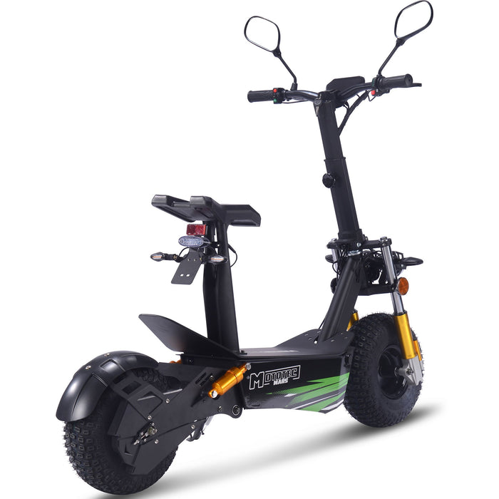 MotoTec Mars 60v 3500w Electric Scooter Black Top Speed: 32 MPH(weight dependent)  MT-Mars-3500w_Black